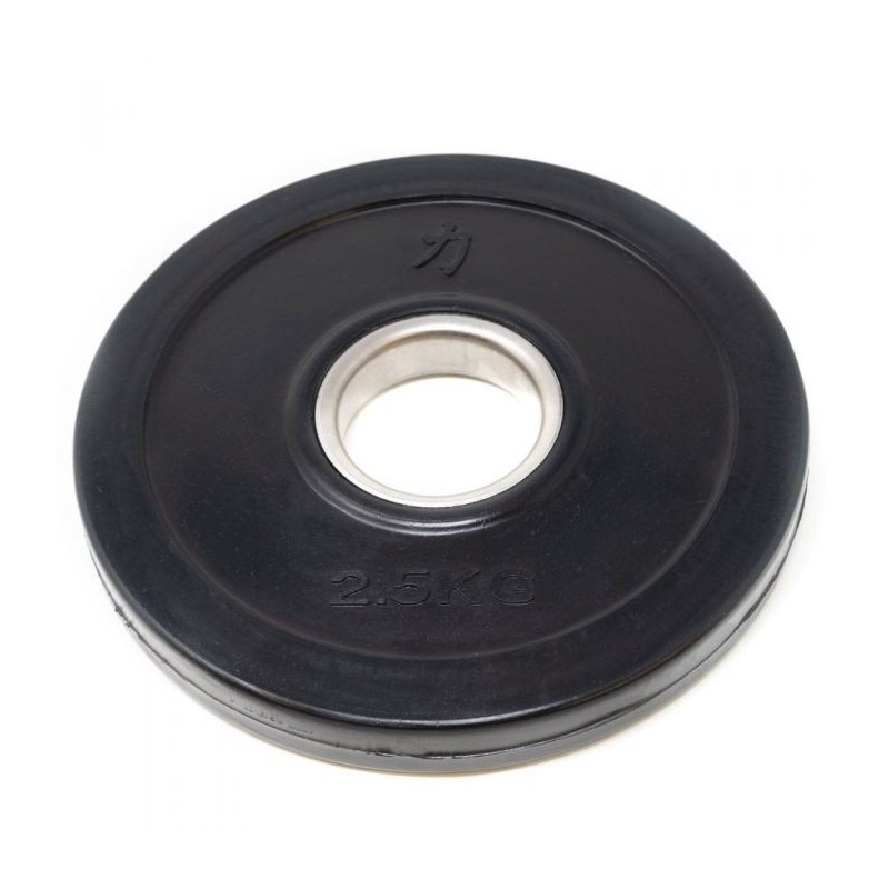 Rubber Coated Plates - Black