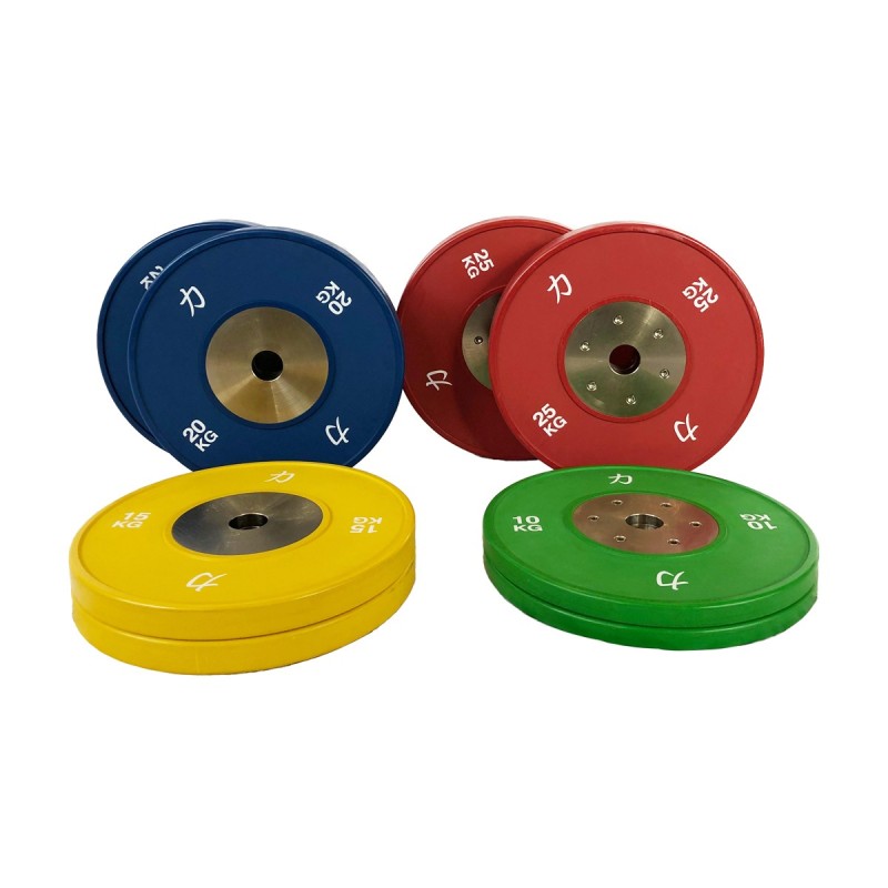 Competition Olympic Bumper Plate Set - 140KG
