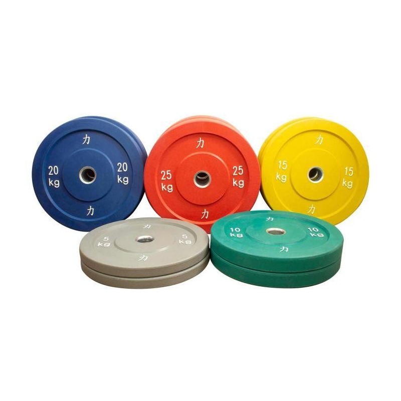 150KG SET - RIOT BUMPER PLATES, COLOURED